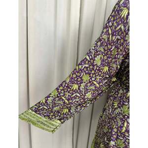 Vestido Kimono de Seda Reciclada Estilo Boho Chic Vintage para Mujer, Ideal para la Playa, Resort, Casa o como Bata de Baño - Product Image 6