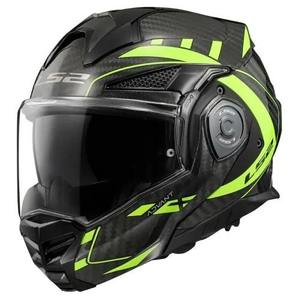 Casco Modular para Motocicleta LS2 FF901 ADVANT-X, Color Carbón Mate, 100% Fibra de Carbono - Product Image 1