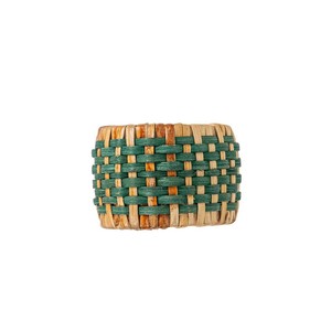 Anillo para Servilletas de Ratán Tejido a Mano Artesanal al por Mayor, Porta Servilletas de Mimbre Natural, Decoración Rústica para Mesa de Comedor para Cenas - Product Image 5