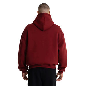 Qualité supérieure surdimensionné hommes épais polaire brodé Stonewashed Hoodies hiver chaud toute la journée utilisation pull sweats à capuche - Product Image 2