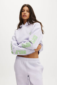 Quick Dry Pastel Lilac Drop Shoulder Women's Oversize <b>Graphic</b> <b>Hoodie</b> Anti-Wrinkle & Breathable Hoodies Women's <b>Zip</b> <b>Up</b> <b>Hoodie</b> - Product Image 3