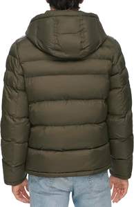 Veste matelassée à capuche pour homme en alternative au duvet (standard et grande taille) - Product Image 4