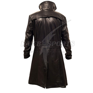Nuova moda <span class=keywords><strong>in</strong></span> <span class=keywords><strong>pelle</strong></span> <span class=keywords><strong>Trench</strong></span> da uomo con materiale di alta qualità prezzo all'ingrosso cappotto lungo <span class=keywords><strong>in</strong></span> <span class=keywords><strong>pelle</strong></span> da uomo - Product Image 3