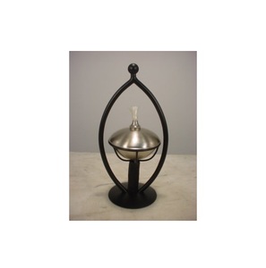 Antorcha Tiki de cobre con acabado de níquel brillante con soporte de Metal para jardín, Patio, balcón, iluminación de fiesta interior y exterior, uso decorativo - Product Image 1