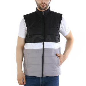 Chaleco acolchado para hombre personalizado con etiqueta privada ajustada, chaleco acolchado con cremallera completa recién llegado para hombre - Product Image 2