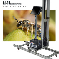 AI 4K mesin cetak dinding layar sentuh portabel harga langsung dari pabrik Printer Inkjet dinding kecepatan tinggi langsung ke dinding Printer