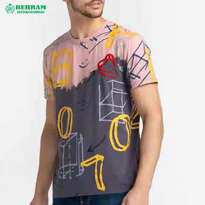T-shirt pour homme 100% coton écologique à séchage rapide, style unique, coupe classique, streetwear, bonne qualité, 200g, fabriqué à Sialkot - Product Image 2