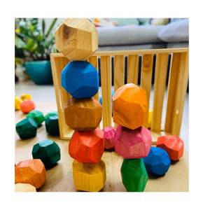 HOT HOT COLORFUL BALANCING ROCK TUMI ISHI COULEUR PEINTE SÛRE BON POUR LES ENFANTS TOP VENTE JOUETS D'ÉDUCATION PAS CHER AU VIETNAM - Product Image 6