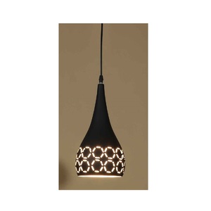 Lámpara de techo colgante cónica de Metal Multicolor para sala de estar, dormitorio, comedor, salas de estar, dormitorios, áreas de comedor o pasillos - Product Image 5
