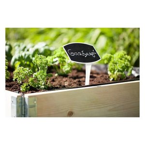 Kit de jardin potager en bois dur nordique PEFC avec coins en acier galvanisé (120x80x19.5cm) Eco-UPYARD Naturel 0017 Pots de fleurs et jardinières - Product Image 4