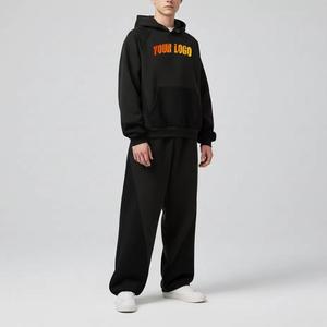 High Quality Tracksuit Oversized Sweatsuit Baggy Custom logo Sweat Suit Track Suit Baggy Tracksuits Hoodies and <b>Sweatpants</b> <b>Set</b> - Product Image 6