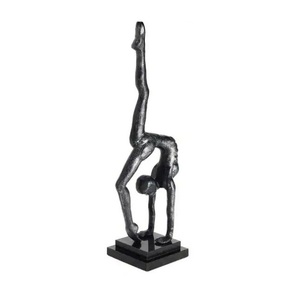 Alta calidad moda personalizar habitación deportes escritorio adornos Metal figura escultura artesanía Color negro con la mejor calidad - Product Image 1