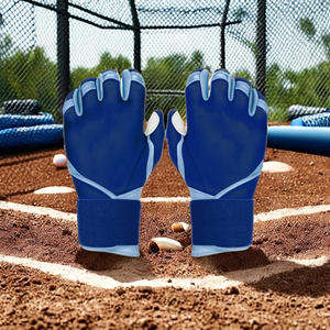 Gants de Frappeur pour Adulte Personnalisés de Haute Qualité Vente en Gros Nouveau Design Digital Cabretta Cuir Fabriqué avec Logo Gel Frappeur de Baseball - Product Image 1