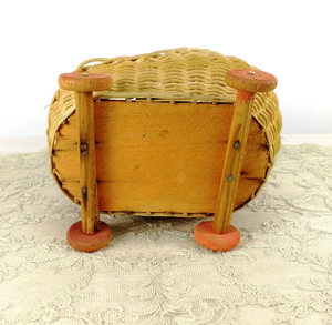 Thủ công mây wicker thiết kế mới nhất bé đồ nội thất mây búp bê <span class=keywords><strong>pram</strong></span> tàu sân bay cũng Đồ chơi kéo giỏ xách tay Xe đẩy em bé - Product Image 4