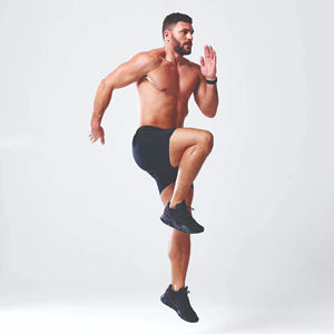 Pantalones cortos de impacto transpirables Black Lab 360 de 5 pulgadas con pretina unida - Product Image 3