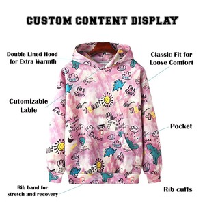 Warm Fleece Sublimated Hoodie Pullover Fade Proof Quick Dry <b>Fabric</b> Regular Fit Polyester Winter Sportswear Eco-Friendly - Product Image 3