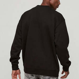 Sweat-shirt surdimensionné pour homme personnalisé 2025, tissu 100% coton, manches longues, col rond, séchage rapide, vêtements d'hiver pour homme - Product Image 3