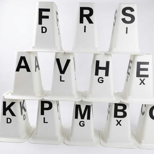 Ensemble d'arène de dressage portable autoportant comprenant 12 lettres - Kit d'enclos d'entraînement pour chevaux facile à installer - Product Image 1