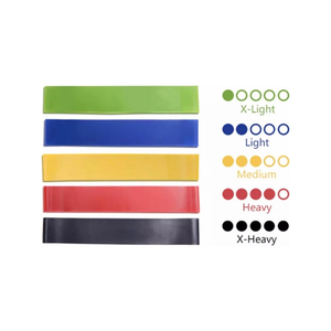 Set de Bandas de Resistencia para Pilates, 5 Niveles, con Bolsa de Transporte - Product Image 3