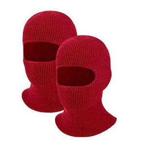 Cagoule de ski personnalisée à bas prix cagoule de ski à un trou masque de ski couleur unie 100% polyester cagoule unisexe adultes - Product Image 5