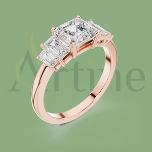 แหวนเพชรราคาไม่แพง10K คล้ายเพชร - Product Image 1