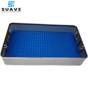 Plateau de stérilisation médicale en acier inoxydable taux de gros plateau de stérilisation sur mesure par SUAVE INSTRUMENTS SURGICAUX - Product Image 3