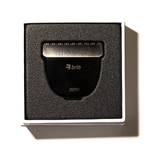 Kit de tondeuse rechargeable noir avec lames en céramique et acier inoxydable réglables, guides de longueur et batterie USB 2500 mAh pour barbier et toilettage - Product Image 1