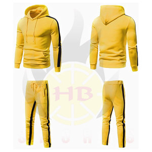 Trajes de chándal de invierno para hombre hechos a medida al por mayor 100% poliéster Logo capucha patrón sólido estilos de diseñador opciones de tamaño personalizado - Product Image 3