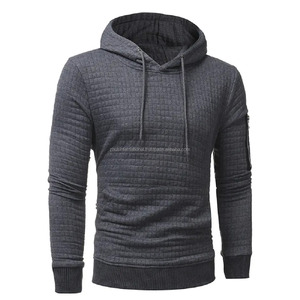 Pull à capuche 100% coton pour hommes Sweat-shirt de haute qualité Logo personnalisé Tricoté Grande taille Épaule tombante Polaire à capuche - Product Image 1