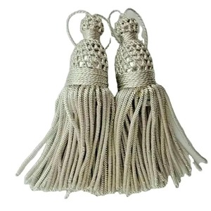 12CM for Uniform Church Vestments Decoration <b>Tassels</b> Custom Made Bullion Wire <b>Tassel</b> for Sale - Product Image 1