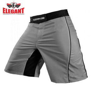 Pantalones cortos MMA con diseño de tu propio logotipo para hombre, Shorts deportivos elegantes de buena calidad para lucha MMA - Product Image 2