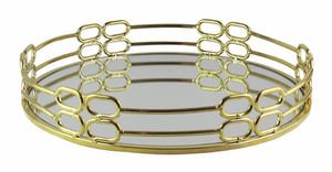 <b>Wedding</b> Party Tabletop Decorating Catering Serving Metal and Glass Tray Luxury Hotel Restaurants Catering Serving Usage - Product Image 6