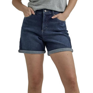 Shorts de Mezclilla de Alta Calidad Más Vendidos para Mujer, Cierre con Cordón, Ecológicos, Shorts Cortos Personalizables de Mezclilla de Poliéster - Product Image 1