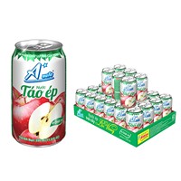 Goedkope Anuta appel fruitsap drank blikje 330ml met volledig certificaat, sap uit Vietnam, snelle levering, tropisch fruitsap