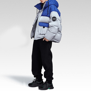 Blouson matelassé épais et chaud sur mesure pour homme, streetwear, coupe-vent, doudoune d'hiver, grandes tailles - Product Image 3