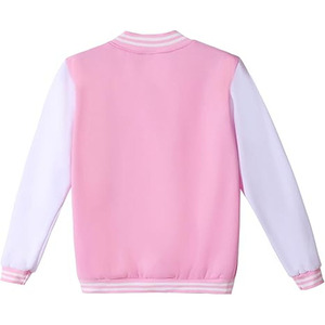 เสื้อแจ็กเก็ตมีหลายสีสำหรับผู้ชายเสื้อแจ็กเก็ตเบสบอลขนสัตว์แขนหนังปักโลโก้ได้ตามต้องการ - Product Image 3