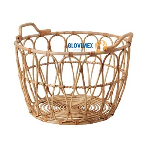 Meilleure Collection Organisateur de rangement en rotin de bambou Panier de rangement Organisateur d'espace de cuisine fait à la main naturel - Product Image 6