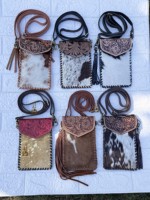 Sac à main de créateur unique pour téléphone, petit format, léger, pour femme, capacité 1-1,9 L, avec gravure artisanale