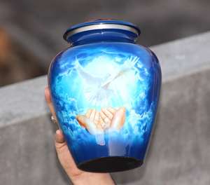 Urne funéraire artisanale pour cendres d'adultes, pour cendres d'animaux, conteneur de sépulture pour restes d'animaux, urne funéraire commémorative - Product Image 4