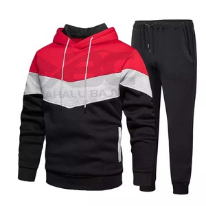 Ensemble de survêtement décontracté pour homme, grande taille, hiver, avec logo personnalisé, de haute qualité, en coton, 2023 - Product Image 4