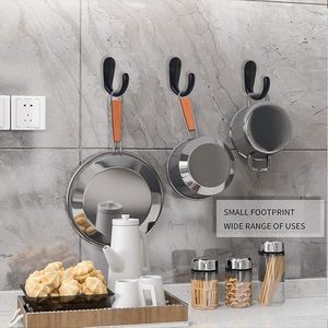 Amazing & Handmade Single Prong Robe <b>Hook</b> <b>White</b> Wall Mounted <b>Coat</b> <b>Hooks</b> for Hanging Scarf Bag Hat Towel With Screws - Product Image 2