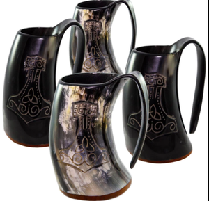 Verre à boire en corne de buffle poli, fait main, écologique, cadeau d'affaires, qualité supérieure, ARTWORK MAESTRO - Product Image 1