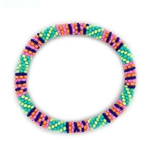 Pulsera con cuentas de espíritu de la jungla Pulsera con cuentas de niebla de zafiro de MD Handicraft - Product Image 3