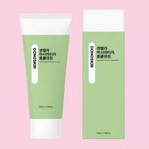 Espuma Limpiadora Facial TAZO COMPANY con Centella Asiática para Piel Sensible - Calmante, Equilibrante, Elimina Impurezas, Reafirmante, Marca Coreana - Product Image 1