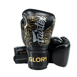 Gants de boxe Fairtex de haute qualité pour le kick-boxing et le Muay Thai, gants d'entraînement professionnels en cuir de vache véritable pour adultes - Product Image 5