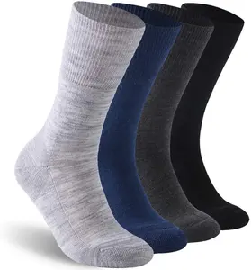 100棉竹设计袜子运动船员运动袜男篮球袜灰色精英男士来样定做标志白色黑色