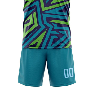 Uniforme de fútbol para hombre, ropa deportiva de entrenamiento transpirable, Jersey y pantalones cortos de fútbol, diseño personalizado, novedad - Product Image 5