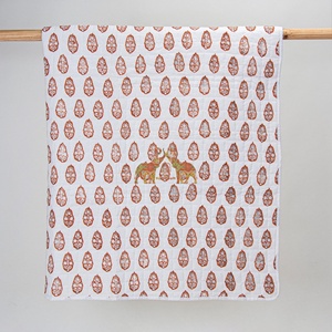 Manta de Bebé Bordada a Mano de Alta Calidad, Suave y Ligera, de Algodón Floral para Niños Pequeños y Cunas, para Uso en Invierno en Hoteles - Product Image 5