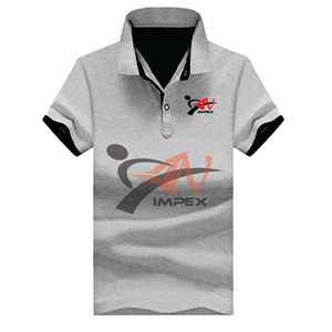 Alta calidad 100% algodón hombres manga corta para Polo logotipo personalizable antiarrugas sólido tejido venta al por mayor opción en blanco - Product Image 1