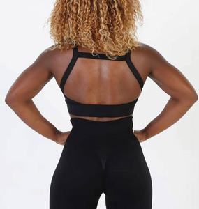 Sujetador Deportivo Corto Personalizado OEM para Gimnasio, Corte Recto en la Parte Delantera, Estilo Empower - Product Image 2